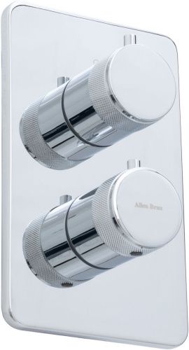 Смеситель для ванны с душем Allen Brau Priority 5.31113-00 встраиваемый в стену хром с термостатом - фото 2