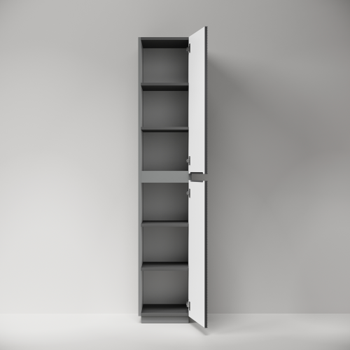 Шкаф-пенал Sancos FOLK Floor PFL35FGS 40х190 напольный цвет серый - фото 5