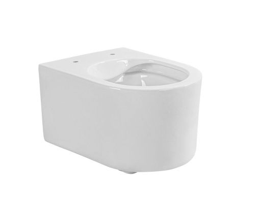 Унитаз подвесной Aquatek МИЯ AQ2004-00 белый с сиденьем микролифт безободковый каскадный смыв - фото 5