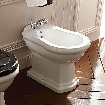 Биде напольное Kerasan Retro 102001*1 цвет белый