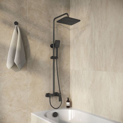 Душевая стойка Grossman Style 500.K35.05.210 настенная цвет черный - фото 3