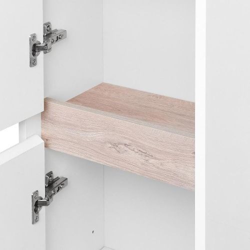 Шкаф-пенал Aquaton Нортон 1A249403NT01R 30х160 подвесной цвет белый - фото 3