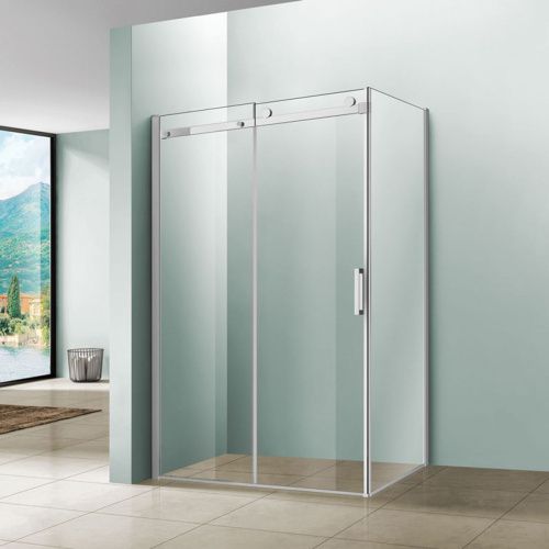 Душевой уголок Vincea Como VSR-1C8012CL 120х80 стекло прозрачное профиль хром без поддона