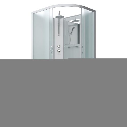 Душевая кабина Niagara Classic 23101424LBKTG 120х80 асимметричная без крыши ориентация левая - фото 2