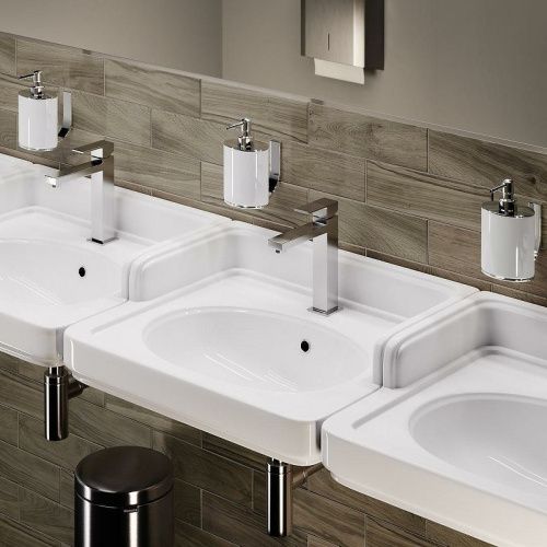 Раковина керамическая Kerama Marazzi POMPEI PO.wb.60 60х50 подвесная цвет белый 1 отверстие под смеситель - фото 4