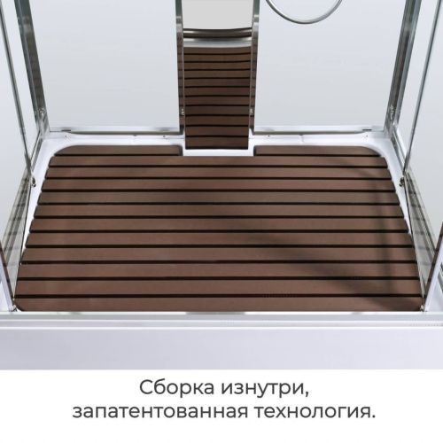 Душевая кабина AvaCan Z Z1912LEDMT 120х90 прямоугольная с крышей ориентация универсальная - фото 4