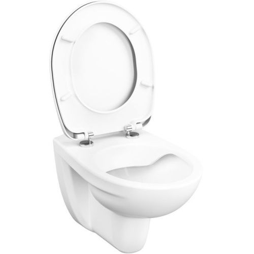 Чаша унитаза подвесная Vitra S10 7855B003-0075 цвет белый без сиденья безободковая каскадный смыв - фото 2