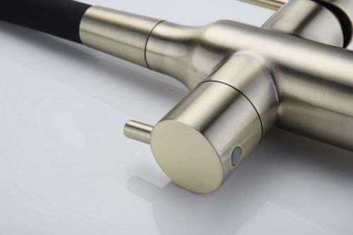 Смеситель для кухни Paulmark SALIX Sa213419-BR на мойку бронза - фото 3