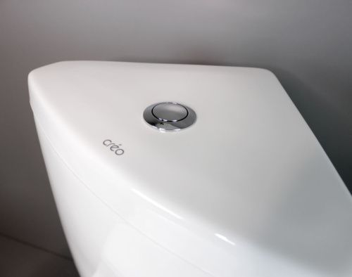 Унитаз напольный с бачком Creo Сeramique PROJECT COMBO-PR1003C белый с сиденьем с микролифт душевой смыв - фото 4