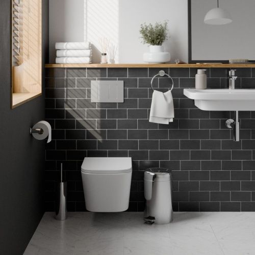 Клавиша смыва механическая Iberica Blanca INOX-C IB.B011.003.002 цвет серый - фото 3