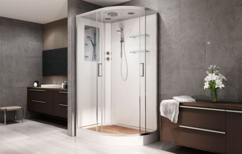 Душевая кабина AvaCan A102L 120х80 асимметричная с крышей ориентация левая - фото 3