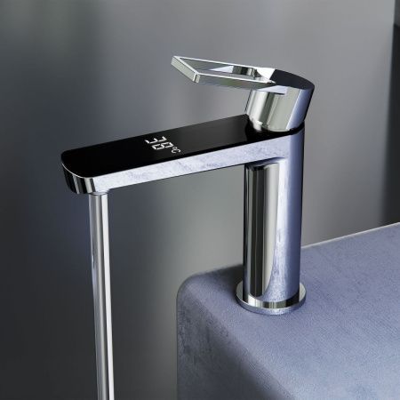 Смеситель Tokito DIGITAL TOK-DIG-1011 на раковину хром