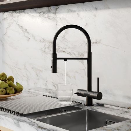 Смеситель для кухни IDDIS Ace ACEBLFFi05 на столешницу черный