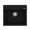 Кухонная мойка LeMark Hanka 570 9910013 55х50 цвет черный поверхность матовая