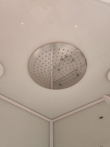 Душевая кабина Frank 420420 120х120 четверть круга с крышей ориентация универсальная - фото 4