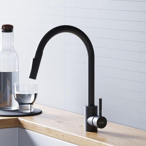 Смеситель для кухни Dorff Logic D3007522 на мойку черный