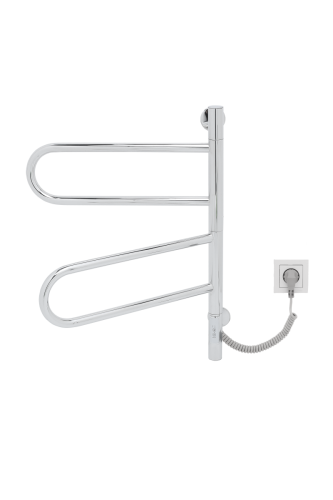 Полотенцесушитель Vincea VTD-1R1CE 43х59 электрический хром - фото 4