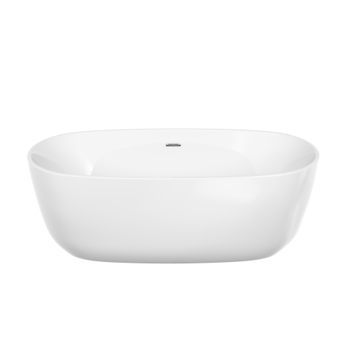Ванна акриловая Sancos Space FB13 170х80 отдельностоящая овальная с каркасом - фото 2