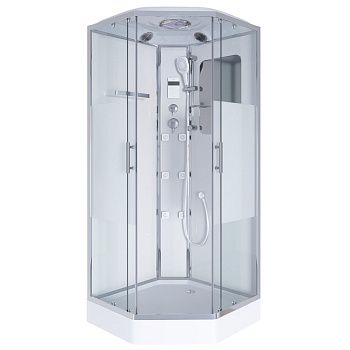 Душевая кабина Niagara Ultra 3060164 90х90 пятиугольная с крышей ориентация универсальная