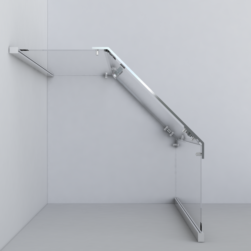 Душевой уголок Vincea Stresa VSP-1S900CH 90х90 стекло текстурное профиль хром без поддона - фото 5