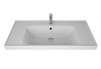 Раковина керамическая Art&Max TECHNO 641617 90х50 подвесная цвет белый