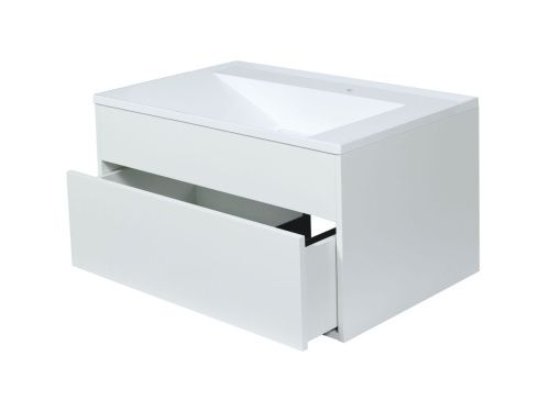 Тумба с раковиной Uperwood Lotus Premium 39340207460 80х50 цвет белый - фото 2