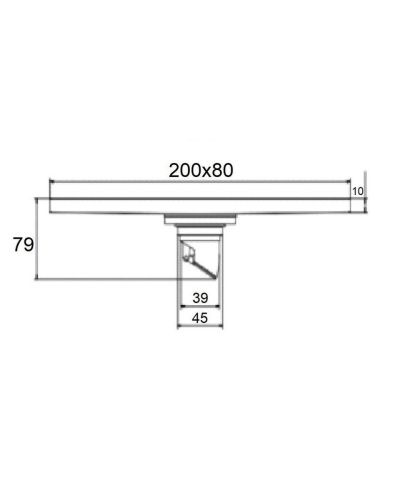 Душевой трап Orange TR01-009ni 20х20 никель - фото 3
