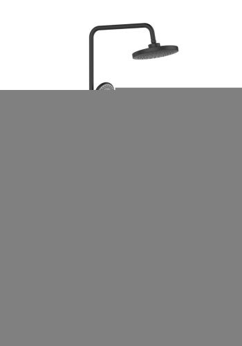 Душевая стойка Orange Thermo T02S3-911b настенная цвет черный с термостатом - фото 2