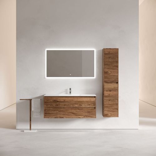 Тумба под раковину Sancos Libra LB120-1ECH 120х50 подвесная цвет коричневый - фото 2