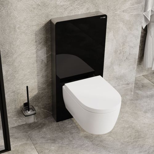 Пристенный модуль системы инсталляции для унитазов WasserKRAFT Naab 86 86TLT.040.SE.BL - фото 3