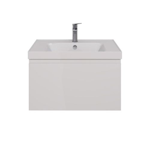 Тумба под раковину LeMark Veon Mini LM02VM70T 70х40 подвесная цвет белый - фото 5