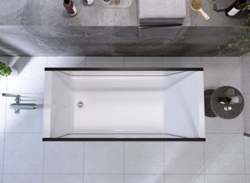 Ванна акриловая Aima Design NEO 01нео1775с2 170х75 отдельностоящая прямоугольная с каркасом - фото 4