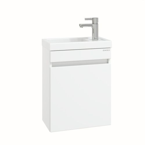 Тумба под раковину Onika Милтон 104513 40х20 подвесная цвет белый
