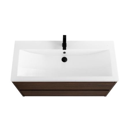 Тумба под раковину Art&Max Family-M Family-M-900-2C-SO-BO 90х50 подвесная цвет коричневый