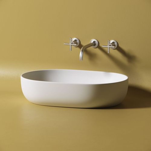 Раковина из сантехнического фарфора Ceramica Nova ELEMENT CN6047MW 60х40 накладная цвет белый без отверстий под смеситель - фото 4