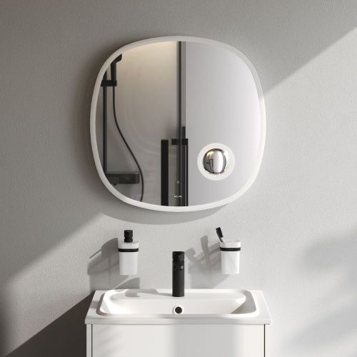 Зеркало с подсветкой Am.Pm Func M8FMOX0653SA 70х70 подвесное - фото 3