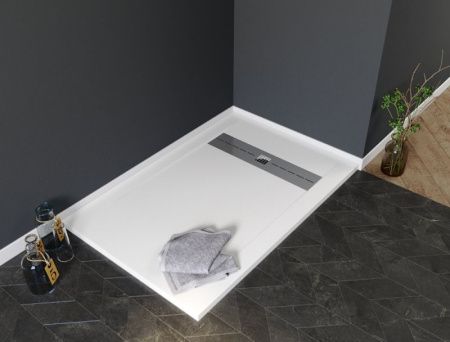 Душевой поддон из искусственного камня Aquanet Delight 00255442 120х80 белый без каркаса