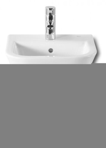 Раковина из сантехнического фарфора Roca The Gap 7327477000 50х40 накладная цвет белый - фото 2