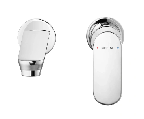 Смеситель для раковины Arrow ARM12848 встраиваемый в стену хром - фото 4