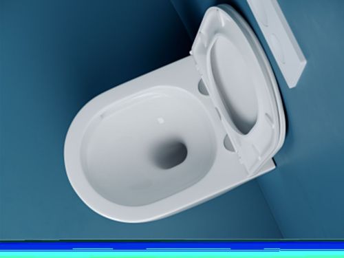 Унитаз подвесной Ceramica Nova VOGUE CN4008T белый с сиденьем микролифт безободковый смыв торнадо - фото 4