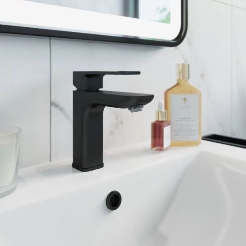 Смеситель IDDIS Slide SLIBL00i01 на раковину черный - фото 2