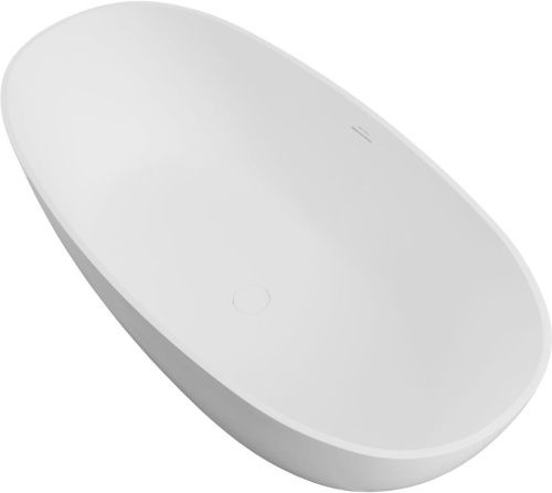 Ванна из искусственного камня Allen Brau 2.35003.21 175х80 отдельностоящая овальная с ножками - фото 4