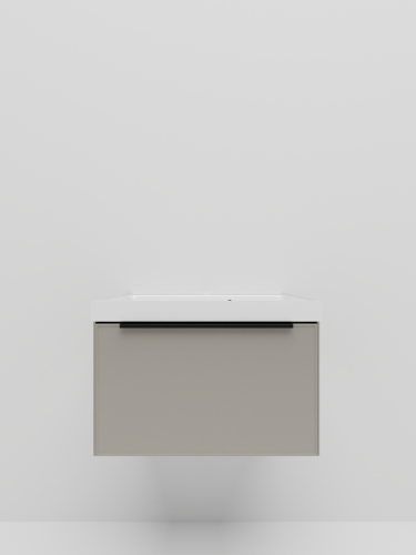 Тумба с раковиной La Fenice SIMPLA NFNC-01-SIM-C-60-3-60 60х50 подвесная цвет бежевый - фото 2