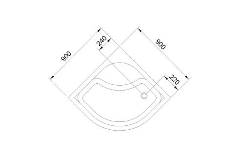 Душевой поддон акриловый Royal Bath BK RB90BK 90х90 белый с ножками - фото 5
