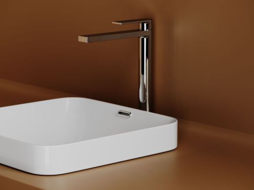 Раковина из сантехнического фарфора Ceramica Nova ELEMENT CN6077 44х44 встраиваемая цвет белый без отверстий под смеситель - фото 3