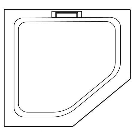Душевой поддон из искусственного камня RGW STA 16330599-01 90х90 белый без ножек