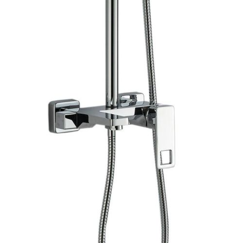 Душевая стойка Haiba HB24615 настенная цвет хром - фото 4