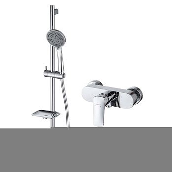 Комплект смесителей Aquatek ВЕГА AQ1032CR настенный хром