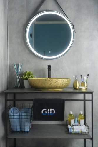 Раковина керамическая Gid Lago 52233 50х40 накладная цвет золото без отверстий под смеситель - фото 2