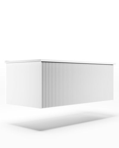 Тумба под раковину La Fenice Terra FNC-01-TER-B-100 100х50 подвесная цвет белый - фото 3